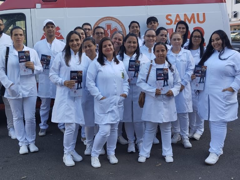 ALUNOS DO CURSO TÉC. EM ENFERMAGEM VISITAM A SEDE DO SAMU