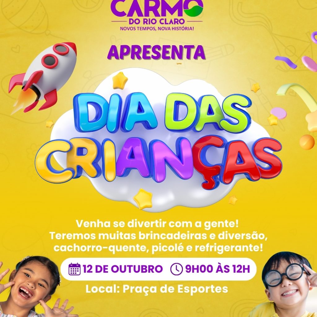PREFEITURA FARÁ FESTA PARA AS CRIANÇAS